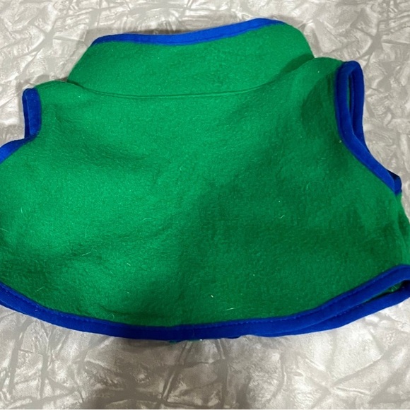 Vintage Build-a-Bear Christmas Green Fleece Winter Vest - Picture 3 of 3